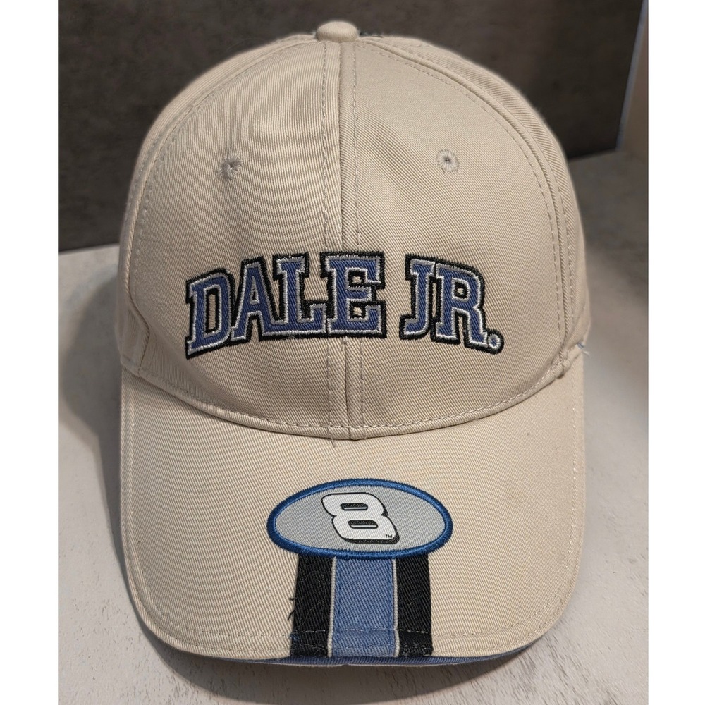 Chase Authentics Dale Jr 8 Budweiser NASCAR Hat Tan Adjustable Racing Cap